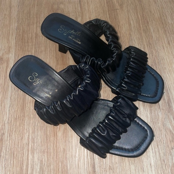 Black Seychelles Leeward Heel Size 8 - Picture 3 of 8